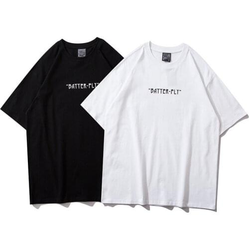 Hip Hop Oversize T Shirt Men 2020 Streetwear Harajuku Color Butterfly Tshirt Short Sleeve Cotton Loose HipHop T-Shirt Plus Size