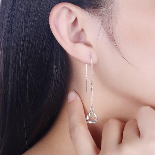 YUEDE Silver Earrings