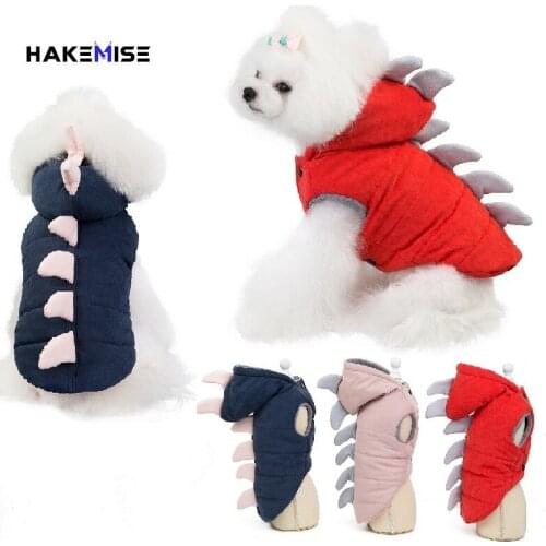 Funny Warm Dog Clothes Pet Dragon Coat Dinosaur Clothing Pet Hoodies Cat Costume Christmas Halloween Dog Jacket Large Puppy