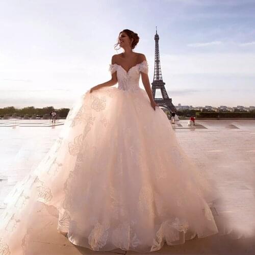 Sexy Sweetheart Wedding Dresses Appliques A-Line Cap Sleeve Backless Beading Floor Length Gorgeous Tulle Bride Gowns