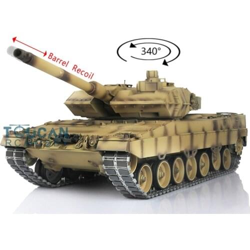 1/16 Henglong Barrel Recoil 7.0 Leopard2A6 RC Tank 3889 Metal Tracks W/ Rubbers TH17656-SMT4