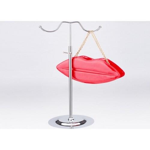 10set New bilateral bag rack mens and womens bag shop bag rack childrens bag rack