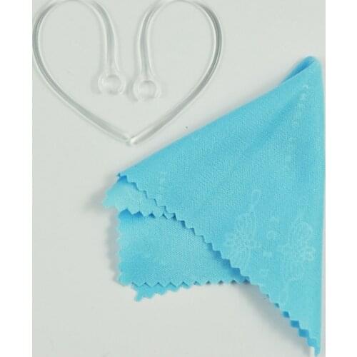 2 Small Clear Good Quality Earhooks - Wireless Bluetooth Headset Ear Hook Loop Clip Earhook Hooks Loops Clips Earloop Earclip Ea