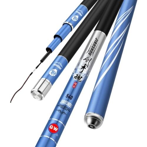 3.6m-8.1m Taiwan Fishing Olta High Carbon Fiber Carp Fishing Pole De Pesca Super Light Super Hard Hand Canne Fishing Accessories