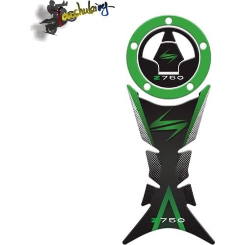 3D Motorcycle Tank Pad Protector Sticker Fish Bone Decal for Z900 Z800 Z750 Z650 Z300 Z250 Z125 Z1000 Z400