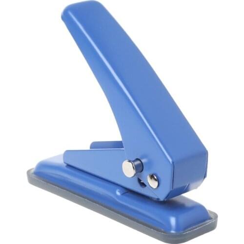 6mm Metal Single Hole Puncher Cutter 20 Sheets for Notebook Paper Scrapbook Card