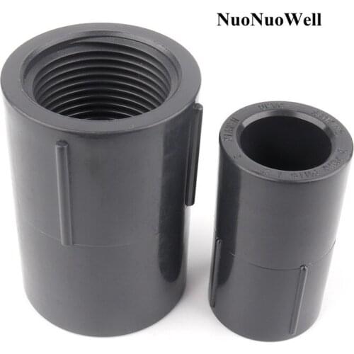 ANSI 1piece 21.34~33.4mm To 1/2"~1" Hi-Quality UPVC Direct Connectors Aquarium Tank Adapter Garden Irrigation Water Pipe Joints