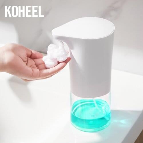 KOHEEL Automatic Induction Sensor Foaming Soap Dispenser Infrared Foaming Hand Washer Soap Dispensers Bathroom Kitchen