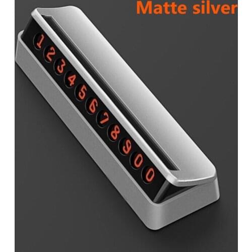 LUCKY WINNER Car convenient call, temporary parking card, drawer type fluorescent telephone card