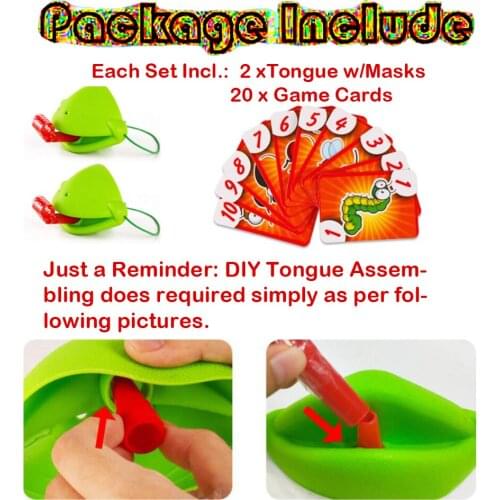 Free Ship NEW Lizard Tongue Game Toys Be Quick To Lick Family Desktop Board Game Fast Tongue Toy Party Favor Interactive