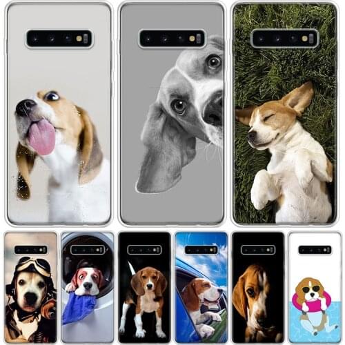 Beagle Dog Cover Phone Case For Samsung Galaxy S10 S20 Ultra Note 10 9 8 S9 S8 J4 J6 J8 + Lite Plus Pro S7 Coque
