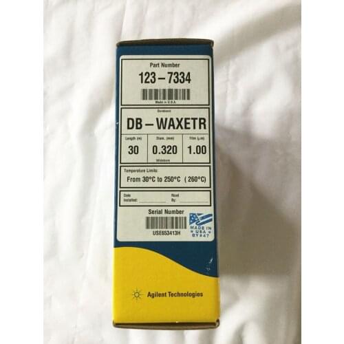 For 123-7334 Agilent Gas Chromatography Column DB-WAXETR 30m, 0.32mm, 1.00u