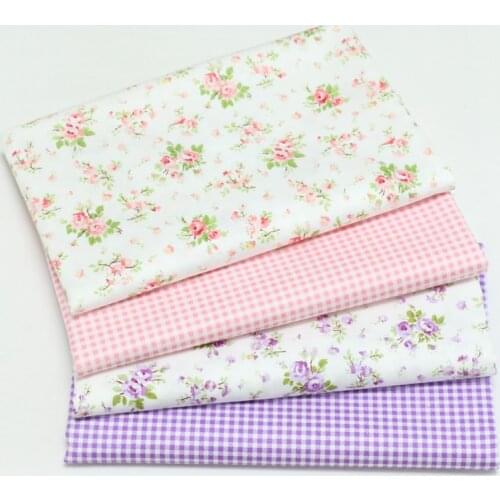 Half Meter 50cm*160cm Cotton Floral Fabric For Sewing Patchwork Home Decoration Cushions Bedding Sheet And Quilting Crafts D30