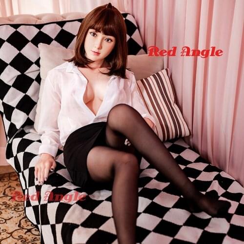 Red Angle Active Lively Beauty Lady Implanted Hair Sex Dolls for Man Full Lifelike Size Jerry Vagina Big Ass Love Doll for Male