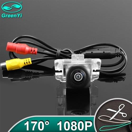 GreenYi HD AHD 1080P 170 Degree Fisheye Lens Vehicle Rear View Camera For Mitsubishi Outlander XL GT Airtrek 2006-2013 Car