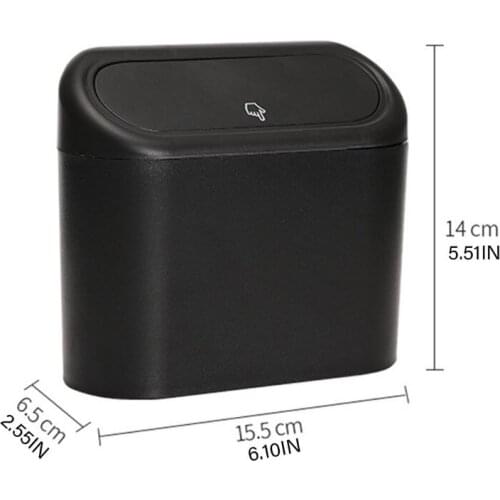 G5AD Waterproof Car Trash Can with Lid Storage Leak-proof Car Organizer Multipurpose Practical Motorcycle Automotive Interior