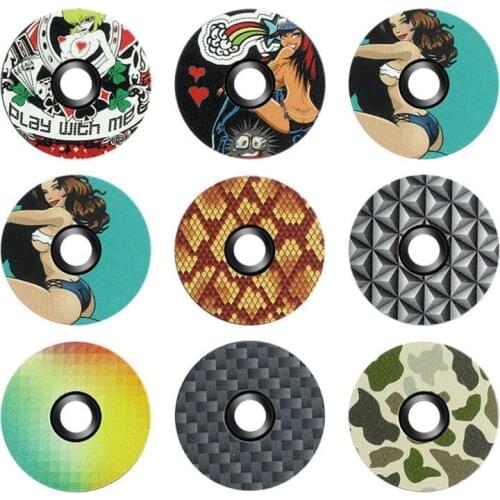 MTB Road Bike Bowl Cover Bicycle Stem Top Cap for 28.6mm Fork Tube Headset Cap