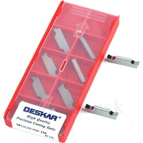DESKAR MGGN150-JM 200-JM 300-JM 400-JM 500-JM K10 CNC lathe turning tool carbide insert groove insertK ,for aluminum and copper