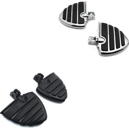 Wing Mini Floorboards w/ Adapters For Sukuzi Marauder 1600 Kawasaki Vulcan Aftermarket Free Shipping Motorcycle Parts Chrome