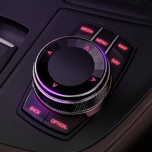 New Hot Car Multimedia Button Crystal Cover For BMW 1 3 5 6 7 Series F20 F21 F06 F12 F07 F10 F11 F18 X3 X4