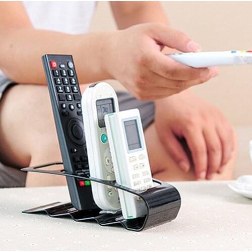 NEW Remote Control Holder 4 Frame TV/DVD/VCR Organizer Mobile Phone Storage Stand Home Office Case Desktop Bracket