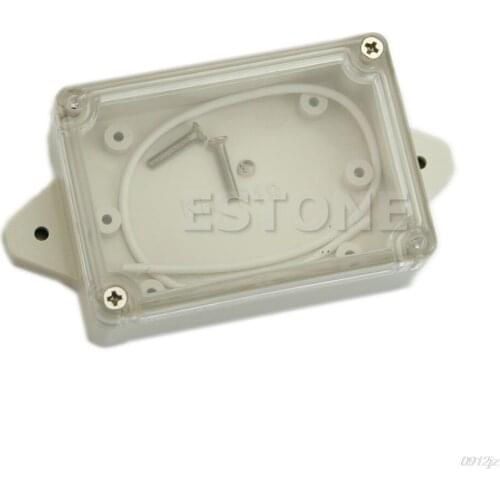 Plastic Waterproof Clear Cover Electronic Project Box Enclosure Case 85*58*33MM New Drop ship Dls HOmeful