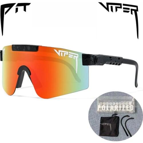 PIT VIPER Polarized Fishing Glasses Outdoor Sungasses MTB Men Women Sport Goggles UV400 Bike Bicycle Eyewear with Original Box