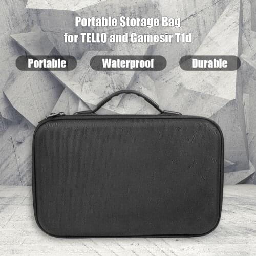 Portable Carrying Case Shoulder Storage Bag Protective Handbag for DJI Trow Tello Drone Gamesir T1d Remote Controller Handle