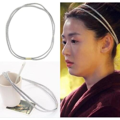 200pcs/lot Fabrics Golden Sliver Double Layer Head Band Come From The Stars HeadBands Hair Styling Tools Accessory HA1149