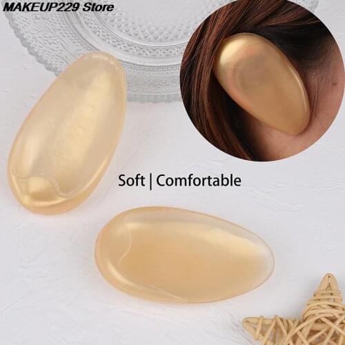 1 Pair Gold Plastic Ear Cover Salon Hairdressing Hair Dyeing Coloring Bathing Ear Cover Shield Protector Waterproof Earmuffs HOT