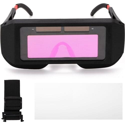 Professional Solar Energy Auto Darkening Welding Safety Goggles Anti-glare UV Weld Glasses