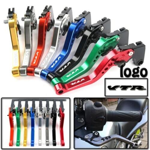 Motorcycle Brake Handle Bar Lever CNC Aluminum Short Adjustable Brake Clutch levers For Honda VTR VTR1000F / FIRESTORM 1998-2005