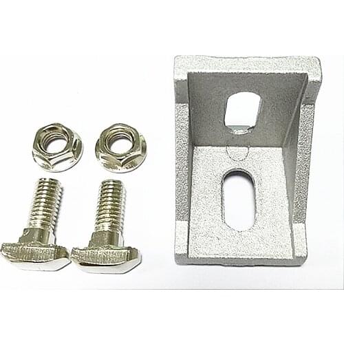 M5 M6 M8 Stainless Steel Hexagon Flange Nuts T-Slot Drop-In Stud Screw Bolt T-type Nuts Fastener For Aluminum Alloy 2020 3030 40