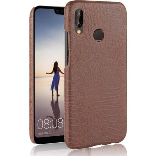 SUBIN New Case For Huawei P20 lite 5.84" luxury Crocodile Skin PU Leather Back Cover Phone Protective Case for HW p20lite