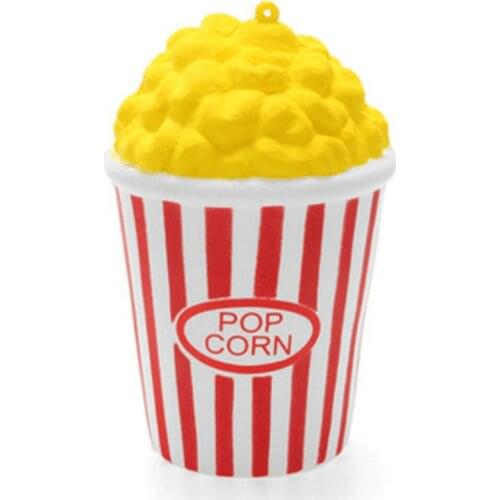 New Fashion Popular Super Kawaii Squishy Jumbo Popcorn Toys Squeeze Toys Exercise Stress Relief Novelty Antistress Gift