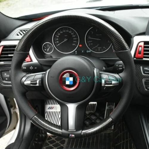 Carbon Fiber Car Steering Wheel For BMW M3 328M No Center trim Or Button