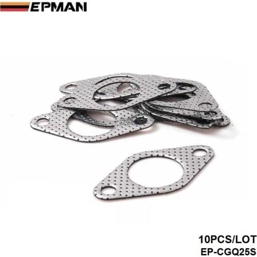 WASTEGATE GASKET 35MM 38MM FIT FOR DUMP TUBE 2 HOLE PIPE TURBO DOWN PIPE EXHAUST ID:40MM/33MM EP-CGQ25S