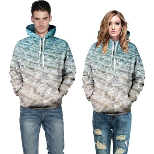 Vintage Beach Waves 3D Print Hoodies Men/Women Hiphop Sweatshirts Boy Long Sleeve Pullover Jacket Coat Tracksuit Tops Oversize