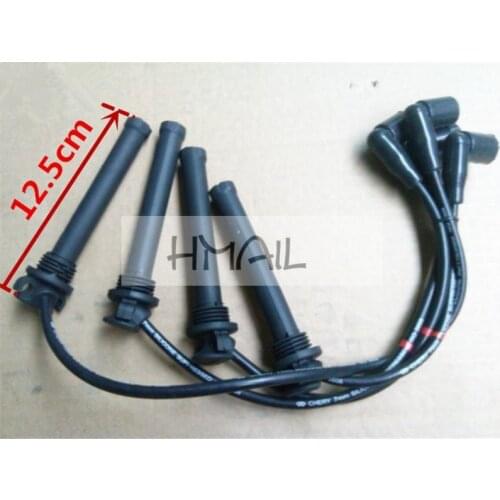 High quality 12.5cm Ignition wires for Chery tiggo,a5,a3 ,481/484 voltage engine ignition line,high voltage cable A11-3703130GA