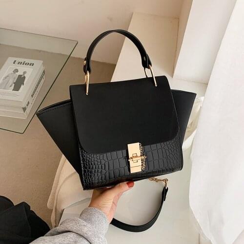 Women Bags 2021 Fashion Shoulder Bags Female Handbags Designer Bags Luxury Wing Bag for Ladies PU Matte Alligator Crossbody Bags