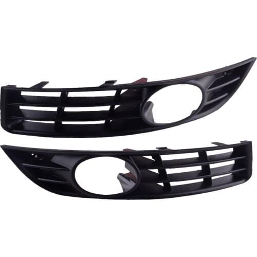 1 Pair Car Left & Right Front Bumper Lower Fog Light Grille Cover Frame 3C0853665A 3C0853666A Fit For VW Passat B6 3C 2009-2006