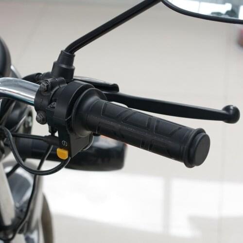 1 Pair Motorcycle Heated Grips, 7/8 inch Electric Handlebar Grips Warmers for Motorbike/Bike, On/Off Switch
