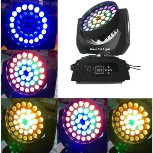 16 lot 36pcs 15watt rgbwa wash led moving head zoom light dj led rgbwa washer movinghead disco lyre
