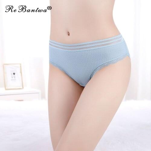 3Pcs/Set Low Rise Solid Color Cotton Briefs Soft Underwear Women Sexy Panties Breathable lingerie Underpants M L XL