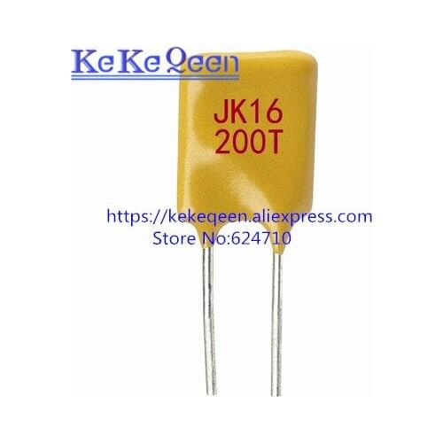 50PCS/LOT Self Recovery Fuse JK16-200 16V 2A 2000MA PPTC