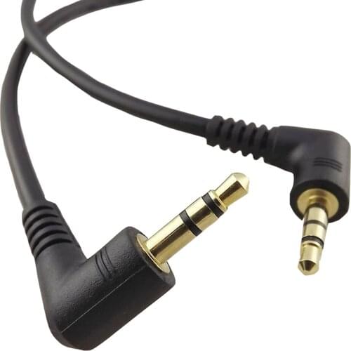 5x DC 3.5mm TRRS 4 Pole 90 Degree Male Plug To 3.5mm 3 Pole 2 Male Right Angle Audio Connector Cable 15cm