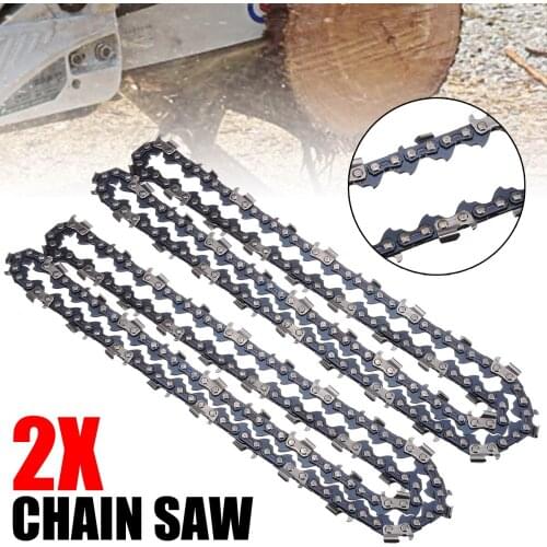 2pc Saw Chain 20" Chainsaw Saw Chain For Cutting Lumber Accessories Blade Pitch 0.325 " 0.058 Gauge 76 Drive Links