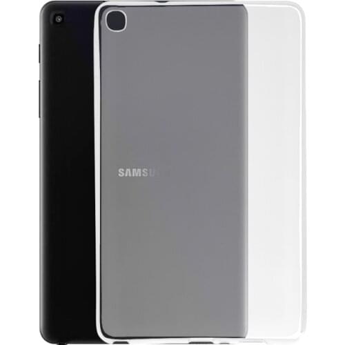 Case for Samsung Galaxy Tab A 8.0 2019 Case SM-T290 SM-T295 8.0'' Soft Transparent Waterproof TPU Back Tablet Cover Bumper Funda