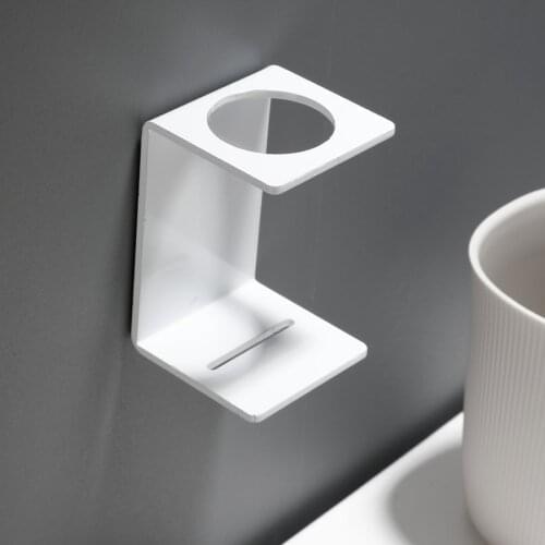 Punch-free Electric Toothbrush Holder Wall-mounted Storage Rack Shelf Toothpaste Holder 2 In 1 Bathroom Accessories Organizer