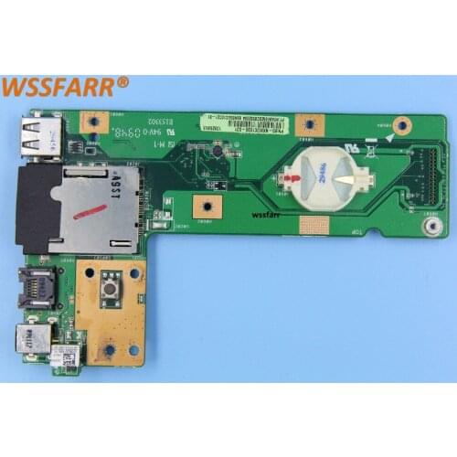 For ASUS K52 K52J K52JR K52JC K52DR X52F K52F X52J USB DC Jack Board 60-NXMDC1000 K52JR REV:2.2